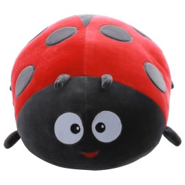 Cute 15.7 Inch Ladybug Stuffed Animals,Ladybird Plush Toys Pillow Anime Lady Beetle Plushie Hugging Pillow Ladybug Doll Gift for Kids and Lovers in Birthday, Christmas, Valentine\'s Day...