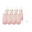 Kesell 8 Pack 15ml Pink Dropper Bottles, 1/2 oz Empty Refillable Glass Sample Vials for Essential Oils DIY Perfume Small Travel Container, With Rose-Gold Cap And 2 Funnels