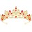 BAHABY Red Crowns for Women, Tiaras for Women, Royal Crystal Crown, Princess Queen Crown, Hair Accessories for Wedding Prom Pageant Birthday Party
