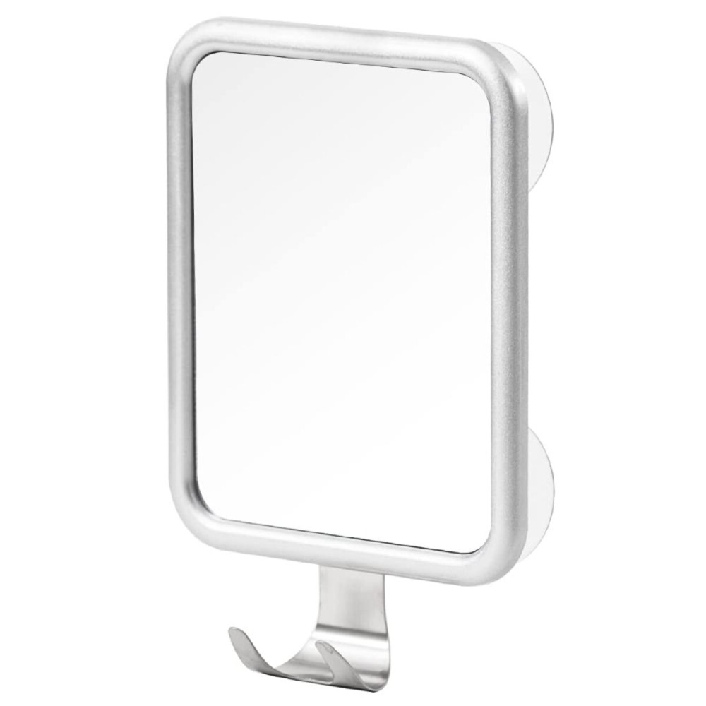 Lunmore Shower Mirror Fogless for Shaving, Rectangle with 4 Suction Cups Fogless Shower Mirror with Razor Holder Drop-Proof & Rust-Resistant Lunmore Shower Mirror Fogless for Shaving, Rectangle with 4 Suction Cups Fogless Shower Mirror with Razor Holder Drop-Proof & Rust-Resistant