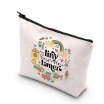 Kindergarten Squad Tiny Human Tamer Teacher Gift Kindergarten Teacher Appreciation Gift Makeup Bag (Human Tamer)