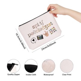 TSOTMO Speech Therapist Gift Phonetic sign Speech Pathologist Therapy Team Sped Speechie Gift Makeup Bag (Speech Pathologist)