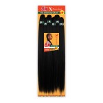 Sensationnel Xpression prestretched braiding hair - Kanekalon flame retardant smooth yaki braid hair extension 6X 58 inch (Color:1B OFF BLACK)
