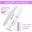 20PCS Nail File Buffer Set for Natural Nails,100 180 Grit Nail File,4 Sides 120 Grit Sanding Buffer Nail Block for Gel Acrylic Nails Professional Manicure Tool,Purple