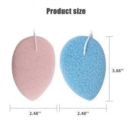2 Pcs Facial Sponge, Facial Cleansing Pads, Reusable Glove Bath Sponge, Puff Style Exfoliating Pads, for Deep Pore Cleansing 2 Pcs Facial Sponge, Facial Cleansing Pads, Reusable Glove Bath Sponge, Puff Style Exfoliating Pads, for Deep Pore Cleansing