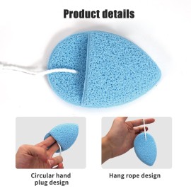 2 Pcs Facial Sponge, Facial Cleansing Pads, Reusable Glove Bath Sponge, Puff Style Exfoliating Pads, for Deep Pore Cleansing 2 Pcs Facial Sponge, Facial Cleansing Pads, Reusable Glove Bath Sponge, Puff Style Exfoliating Pads, for Deep Pore Cleansing