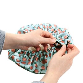 ELIHAIR Kids Satin Bonnet Sleeping Cap for Natural Hair Teens Toddler Child Baby Adjustable Satin Cap for Night Sleeping Reversible Double Pink Peaches ELIHAIR Kids Satin Bonnet Sleeping Cap for Natural Hair Teens Toddler Child Baby Adjustable Satin Cap for Night Sleeping Reversible Double Pink Peaches