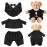 Set of Tuxedo Outfit, Bear Clothes Suitable for 13-15 Inch Stuffed Animal Clothes, Bear Accessories for Your Own Stuffed Animals on Weddings