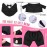 Set of Tuxedo Outfit, Bear Clothes Suitable for 13-15 Inch Stuffed Animal Clothes, Bear Accessories for Your Own Stuffed Animals on Weddings