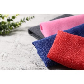 Extra Rough, Exfoliating Washcloth [Made in Japan] Exfoliating Towel Special Texture Makes Fluffy Foam Lather, Back Scrubber, Dead Skin Cell Remover [Loofah for Women and Men] (2pcs Set(Red, Gray))