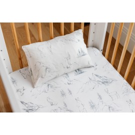 Pobibaby - 2 Pack Premium Toddler Pillowcase - Ultra Soft Jersey Knit - Crib Pillow, Kids Pillow, Travel Pillow Case Cover (Explore)