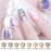 SILPECWEE 32pcs 3d Nail Charms Gold Charms for Nails Design Nail Gems Glass Nail Crystals Gold Nail Jewelry Nail Decorations Acrylic Nails Manicure DIY Craft