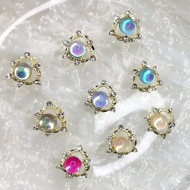 SILPECWEE 32pcs 3d Nail Charms Gold Charms for Nails Design Nail Gems Glass Nail Crystals Gold Nail Jewelry Nail Decorations Acrylic Nails Manicure DIY Craft SILPECWEE 32pcs 3d Nail Charms Gold Charms for Nails Design Nail Gems Glass Nail Crystals Gold Nail Jewelry Nail Decorations Acrylic Nails Manicure DIY Craft