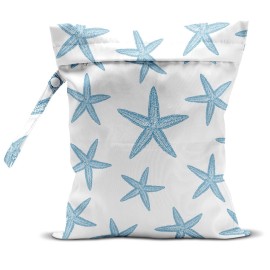 zcyxuuw Wet Bag, Wet Dry Bag, Wet Bag for Swimsuit Travel Beach Pool Dirty Yoga Gym Clothes Makeup Bag Beach Wedding Supplies Waterproof Reusable Shell Pearl Starfish Gifts