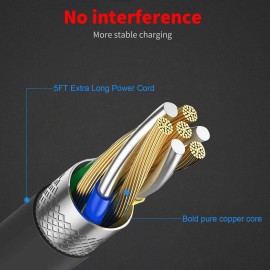 MEROM Charger Cord Compatible with SURKER Mens Hair Grooming Trimmer K7S K7S-Silver K7S-Gold K9S SK-1616 Replacement Hair Clipper Power Cable