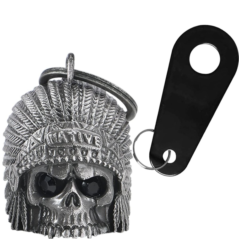 Dream Apparel Motorcycle Bell Guardian Angel Drive Away Gremlin, Biker Bell for Men Women Rider Riding with Hanger, Good Luck Gift Accessories