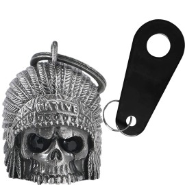 Dream Apparel Motorcycle Bell Guardian Angel Drive Away Gremlin, Biker Bell for Men Women Rider Riding with Hanger, Good Luck Gift Accessories