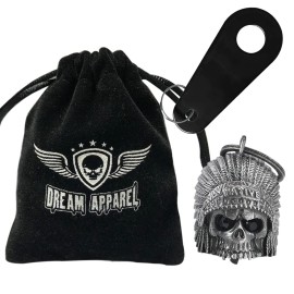 Dream Apparel Motorcycle Bell Guardian Angel Drive Away Gremlin, Biker Bell for Men Women Rider Riding with Hanger, Good Luck Gift Accessories