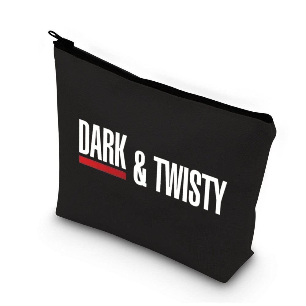 BDPWSS Makeup Bag For Women Dark And Twisty TV Show Inspire Gifts For Nurses Doctor Paramedics Toiletry Bag Travel Pouch (Dark & twisty bl 2)