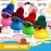 Chivao 12 Pcs Mini Rubber Ducks with Sunglasses/ Glasses and Hats/ Necklace, Cruise Rubber Ducks in Bulk Valentines Day Gift Small Bathtub Toy for Hiding Party Favor(Fresh Color,Vivid Style)