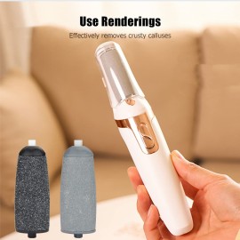 Replacement Heads for Flawless Pedi, Replacement Roller Refills Heads Compatible with Finishing Touch Flawless Pedi Electric Tool File, 6-Pack ( 3 Black Coarse and 3 Gray Fine )