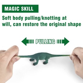 Color Changing Dinosaur Toys,15 Pieces Changing Color Dinosaur Set,Mold Free Bath Toys,Great Gift for Kids Boys and Girls,for Easter Egg Fillers,Goodie Bags Fillers,Themed Party