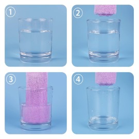 softan Baby Washcloths, 24Pack Baby Wash Cloths Extra Soft & Ultra Absorbent, Baby Towels and Washcloths Face Towel Unisex for Boys Girls Body, Washclothes Gentle on Sensitive Skin, 9x9 Pink Whale