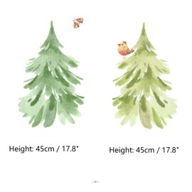 Woodland Wall Decals Stickers Peel and Stick for Baby Boys Girls Nursery Bedroom Netral Decor,Woodland Animals Wall Decals Stickers Forest Animals Bear Fox Owl Raccoon Deer