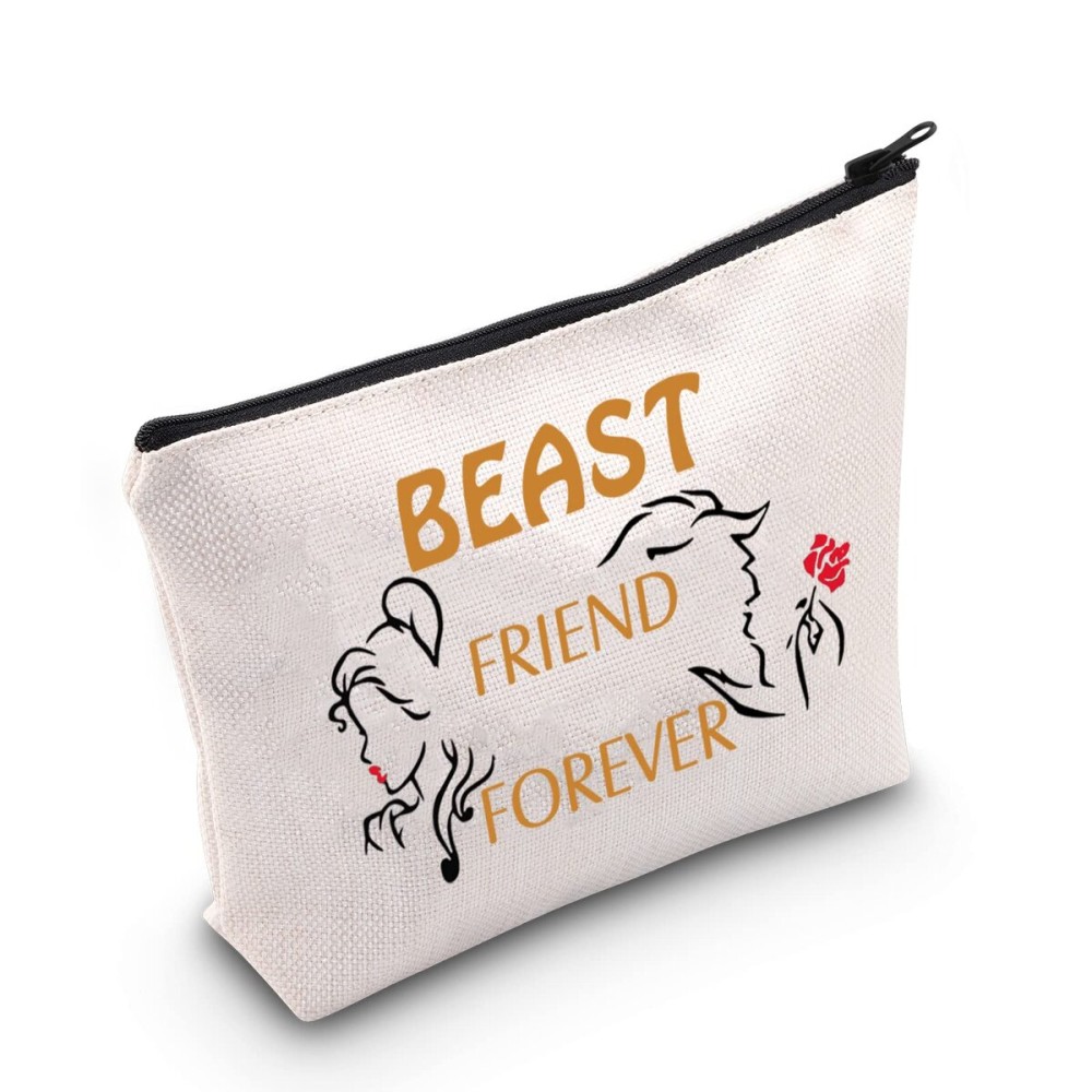 CMNIM Beauty Beast Inspired Gift Beast Cosmetic makeup Bag Beast Friend Forever Zipper Pouch Bag for Fans (Beast Inspired Bag) CMNIM Beauty Beast Inspired Gift Beast Cosmetic makeup Bag Beast Friend Forever Zipper Pouch Bag for Fans (Beast Inspired Bag)