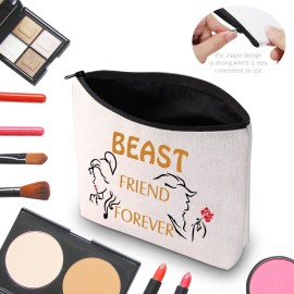 CMNIM Beauty Beast Inspired Gift Beast Cosmetic makeup Bag Beast Friend Forever Zipper Pouch Bag for Fans (Beast Inspired Bag) CMNIM Beauty Beast Inspired Gift Beast Cosmetic makeup Bag Beast Friend Forever Zipper Pouch Bag for Fans (Beast Inspired Bag)