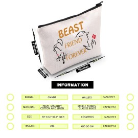 CMNIM Beauty Beast Inspired Gift Beast Cosmetic makeup Bag Beast Friend Forever Zipper Pouch Bag for Fans (Beast Inspired Bag) CMNIM Beauty Beast Inspired Gift Beast Cosmetic makeup Bag Beast Friend Forever Zipper Pouch Bag for Fans (Beast Inspired Bag)
