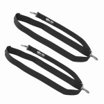 Adjustable Bimini Top Straps,Marine Awning Webbing Straps with Stainless Stee Heavy Duty Snap Hooks,Bimini Top Hardware,Marine Nylon Top Strap (Two Hooks Strap) 2PCS