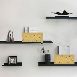 Kcldeci Bees on The Honey Honeycombs Organizing Bins and Baskets, Sturdy Foldable Storage for Shelves, Closet, Nursery, Toy