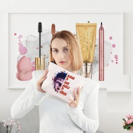 LEVLO Pinhead Cosmetic Make Up Bag Clive Barker Fans Gift Denons To Some Angel To Others Makeup Zipper Pouch Bag For Friend Family (Denons To Some) LEVLO Pinhead Cosmetic Make Up Bag Clive Barker Fans Gift Denons To Some Angel To Others Makeup Zipper Pouch Bag For Friend Family (Denons To Some)