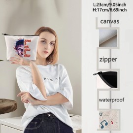 LEVLO Pinhead Cosmetic Make Up Bag Clive Barker Fans Gift Denons To Some Angel To Others Makeup Zipper Pouch Bag For Friend Family (Denons To Some) LEVLO Pinhead Cosmetic Make Up Bag Clive Barker Fans Gift Denons To Some Angel To Others Makeup Zipper Pouch Bag For Friend Family (Denons To Some)