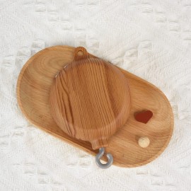 HLEEDUO crib mobile motor,music box spinner with adjustable volumebaby mobile with 3 moeds(rotating&music,rotating only,music only),music box Play 35 lullabiesPortable Sound MachineBattery Operated