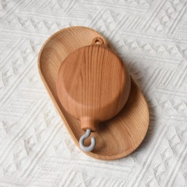 HLEEDUO crib mobile motor,music box spinner with adjustable volumebaby mobile with 3 moeds(rotating&music,rotating only,music only),music box Play 35 lullabiesPortable Sound MachineBattery Operated