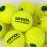 YUESHENG Tennis Balls Green Dot Tennis Balls -25% Low Compression Stage Tennis Ball for Beginners Kids Training Practising Playing Balls 12-Pack with Carry Bag (12-Balls-GRN)