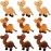 Sosation 9 Pack Camel Stuffed Animal Camel Plush Cute Doll Toy Soft Small Stuffed Hanging Ornaments for Keys Purse Backpack School Bags, DIY Birthday Party Favors, 5.5 x 2 Inches
