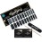 22 Premium Semi-Cured Gel Nail Polish Strips w/Application Accessories (Black & Sparkle)