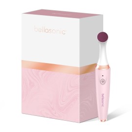 BELLASONIC 4-in-1 Rechargeable Electric Nail File Set with Travel Pouch - Unique Oscillating Head - Shape, Smooth, Buff & Shine Nails - Remove Cuticles & Calluses (Pink/Pink Metallic)