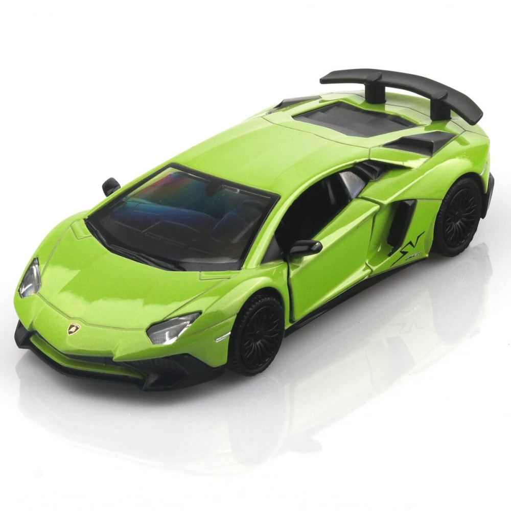 TOKAXI 1/36 Scale Lamborghini Aventador LP750-4 SV Diecast Cars Models,Pull Back Vehicles Toy Cars,Cars Gifts for Boys Girls (Green)
