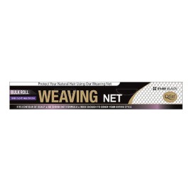 Qfitt Weaving Net Bulk Roll Fits Contour of Scalp/No Shrink Net Formula/Wide Enough To Cover Your Entire Style (19 x 16.5 ft - 5149)