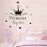 UILMNIY Art Princess Wall Decal for Girl DIY Quote The Princess Sleeps Here Crown Hearts Wall Decor Sticker Nursery Bedroom Kids Removable Vinyl Wallpaper AFN07 (Black)