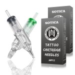 SOTICA 40PCS Tattoo Cartridge Needles 1205RL 1207RL 1207M1 1209M1 Mixed Size Professional Tattoo Needles Round Liner Magnum