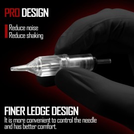 SOTICA 40PCS Tattoo Cartridge Needles 1205RL 1207RL 1207M1 1209M1 Mixed Size Professional Tattoo Needles Round Liner Magnum
