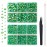 AUREHEN 10000PCs 2-6MM Jelly Deep Green AB Resin Flat Back Rhinestones, Round Non Hotfix Resin Rhinestones Nail Gems Stones with Tweezer & Picker Pen for Tumblers Nail Art & DIY Decoration
