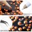 AUREHEN 10000PCs 2-6MM Jelly Orange-red AB Resin Flat Back Rhinestones, Round Non Hotfix Resin Rhinestones Nail Gems Stones with Tweezer & Picker Pen for Tumblers Nail Art & DIY Decoration
