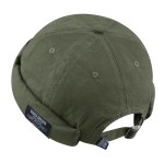 Clakllie Breathable Docker Cap Summer Brimless Skullcap Urban Street Sailor Cap Daily Fisherman Worker Hats Landlord Hats,GD30-Green