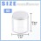 Glarks 12 Pack 4oz Glass Jars with Lids, Round Clear Glass Jars with Inner Liner and Silver Lids for Storing Creams, Beauty Products, Cosmetic and Ointments